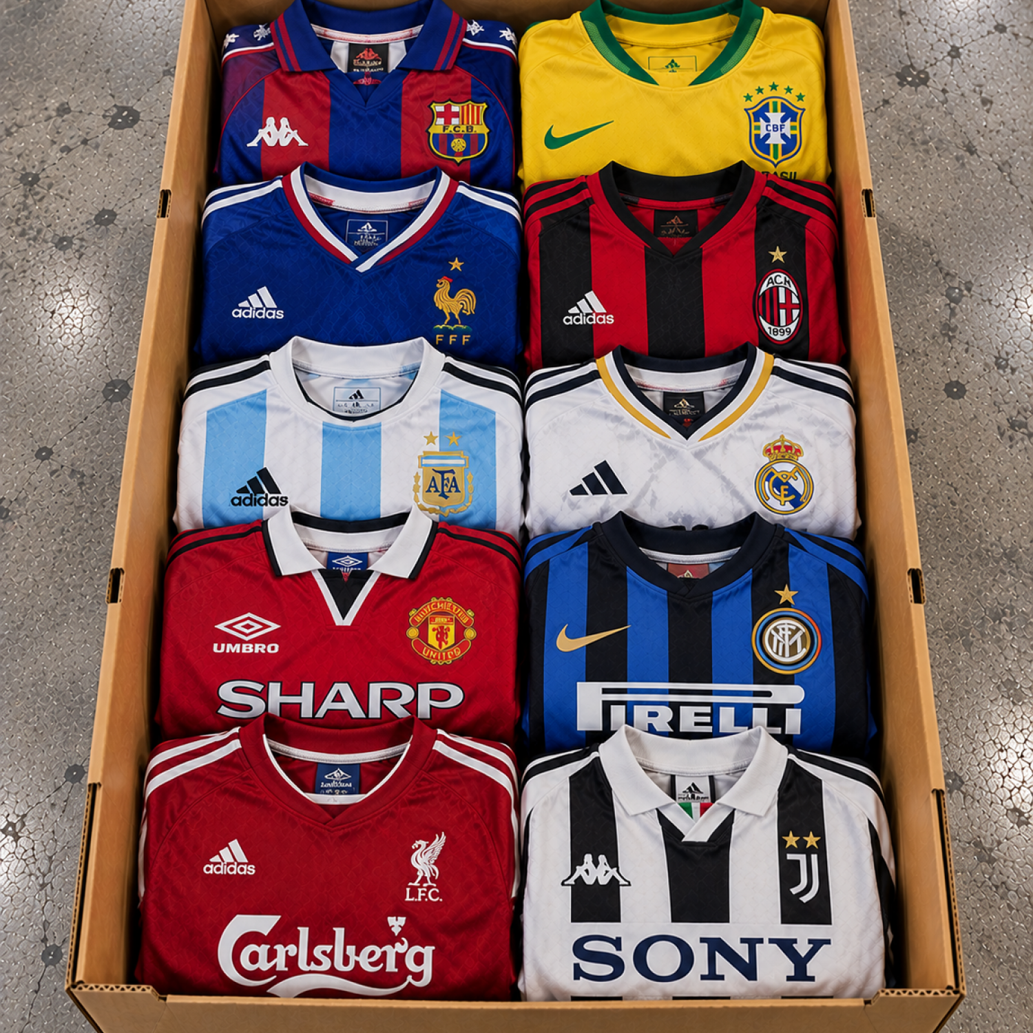 Football Jersey Reseller Mystery Box – 10 Τεμάχια / Pre Owned