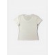 Polo Ralph Lauren Γυναικείο Λευκό V-Neck T-Shirt L