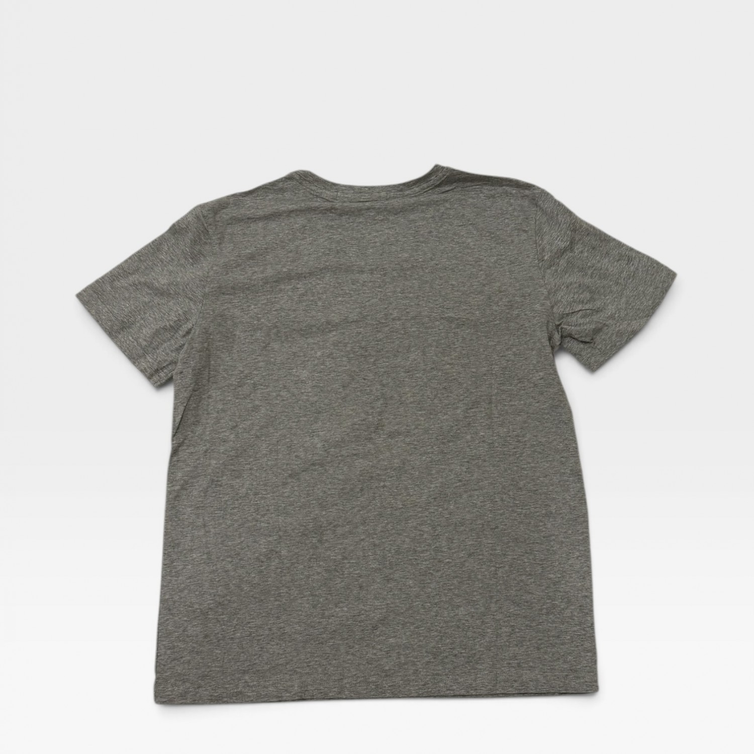 Tommy Jeans Γκρι T-Shirt με Flag Logo