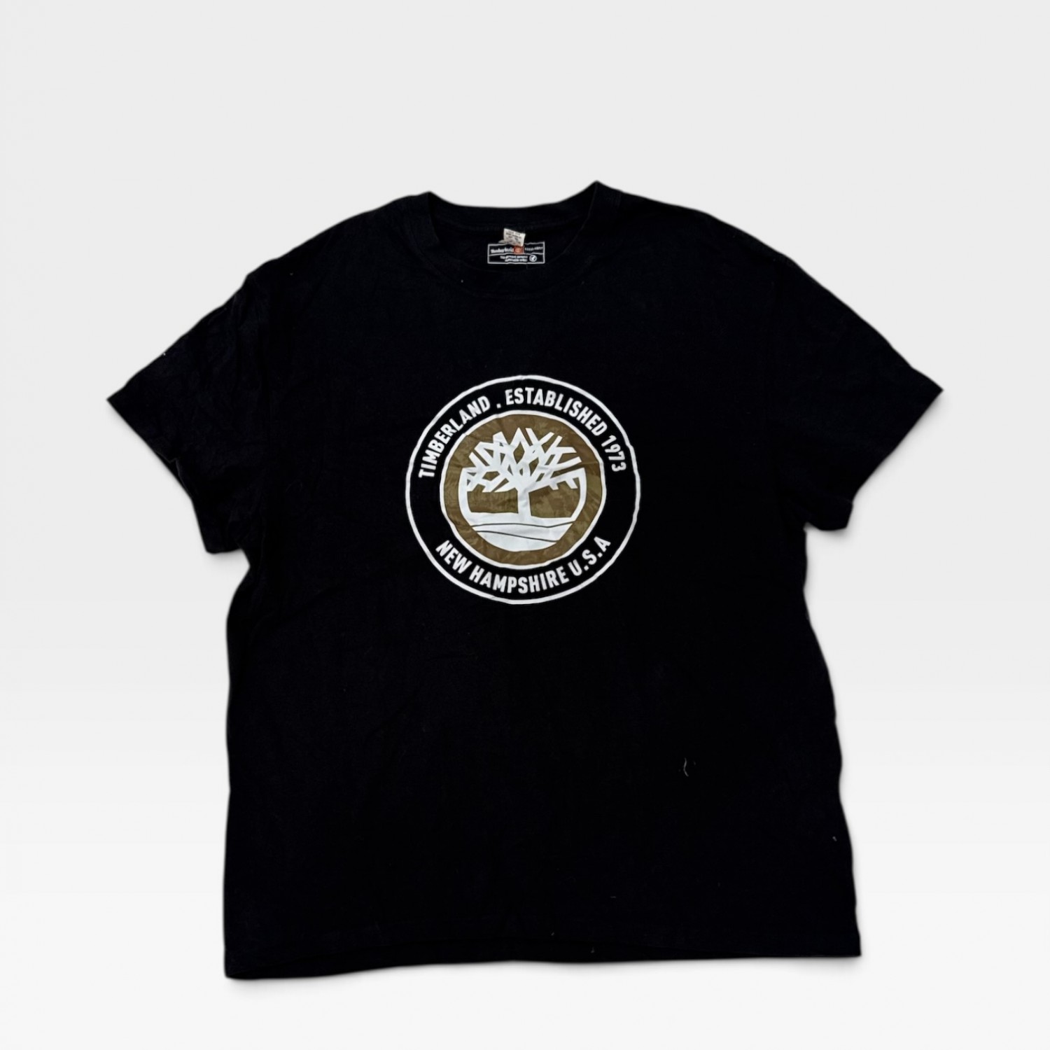 Timberland Μαύρο T-Shirt με Logo Print