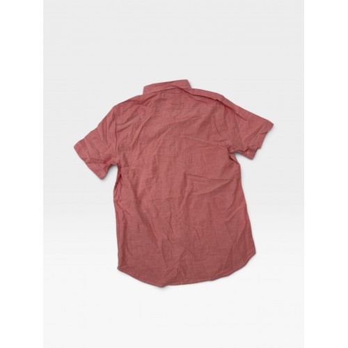 Ralph Lauren Polo Ανδρικό Πουκάμισο Κοντομάνικο Ροζ