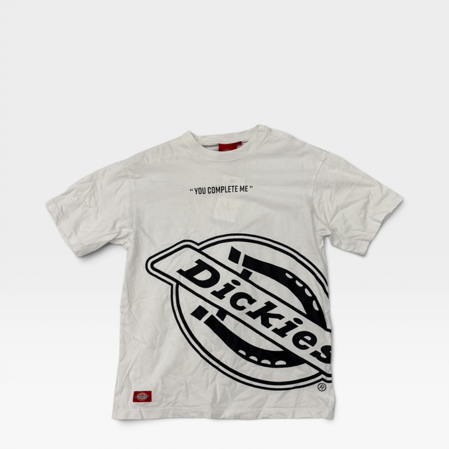 Dickies Λευκό T-Shirt με Μεγάλο Logo Print