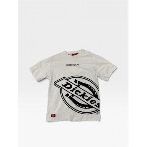 Dickies Λευκό T-Shirt με Μεγάλο Logo Print