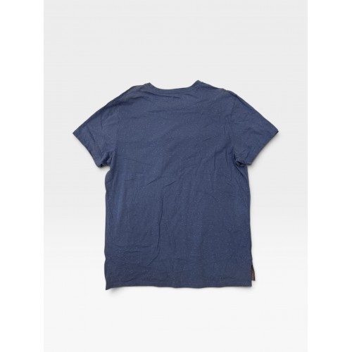 Hollister Blue Speckled T-Shirt με Τσέπη