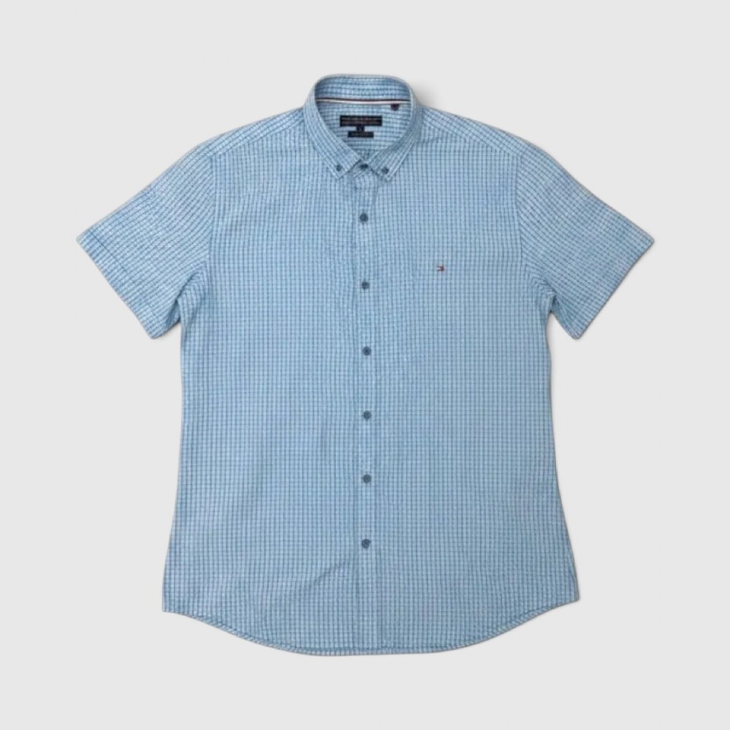 Tommy Hilfiger Καρό Κοντομάνικο Πουκάμισο / Pre-Owned