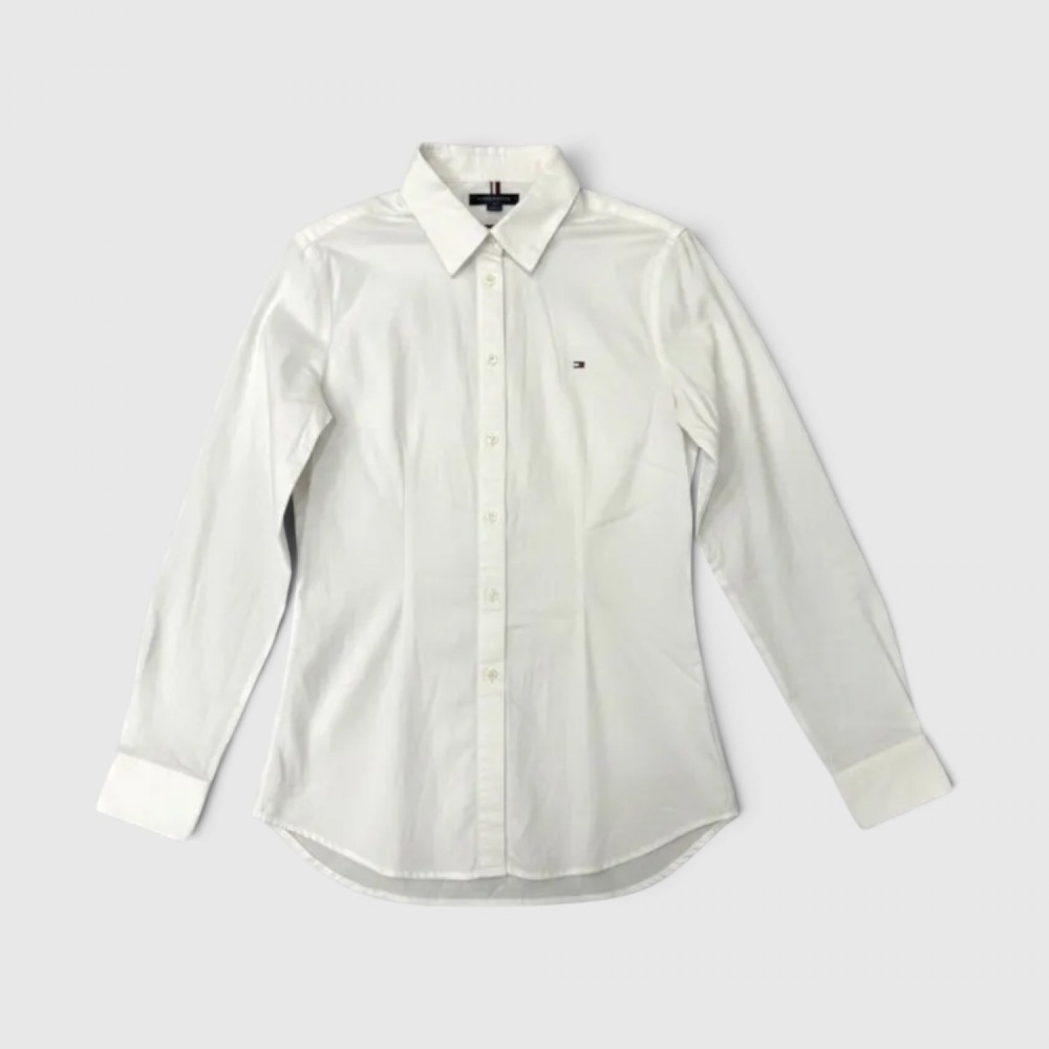 Tommy Hilfiger Γυναικείο Πουκάμισο Λευκό XXS / Pre-Owned