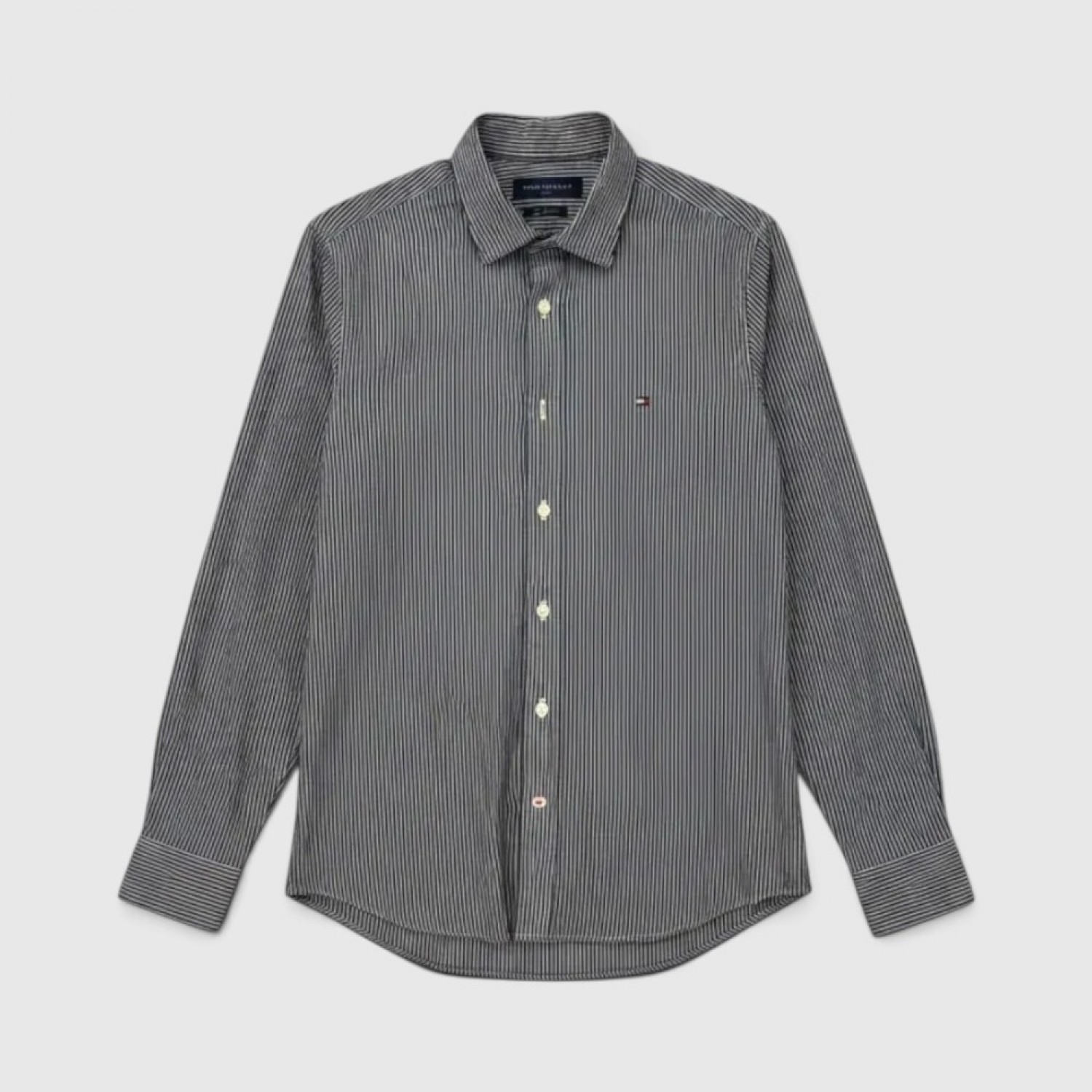 Tommy Hilfiger Ανδρικό Πουκάμισο Ριγέ S / Pre-Owned