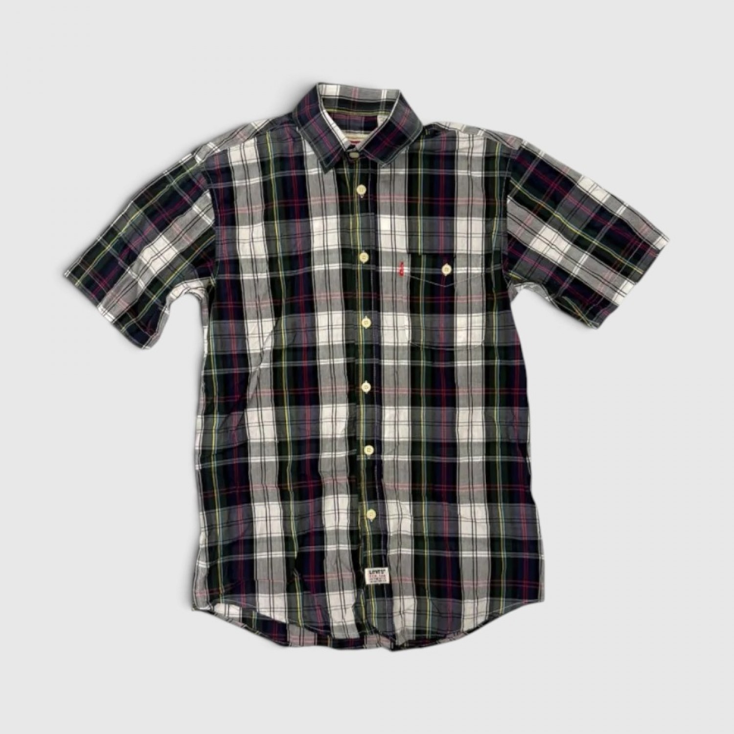 Levi’s Unisex Καρό Κοντομάνικο Πουκάμισο M / Pre-Owned