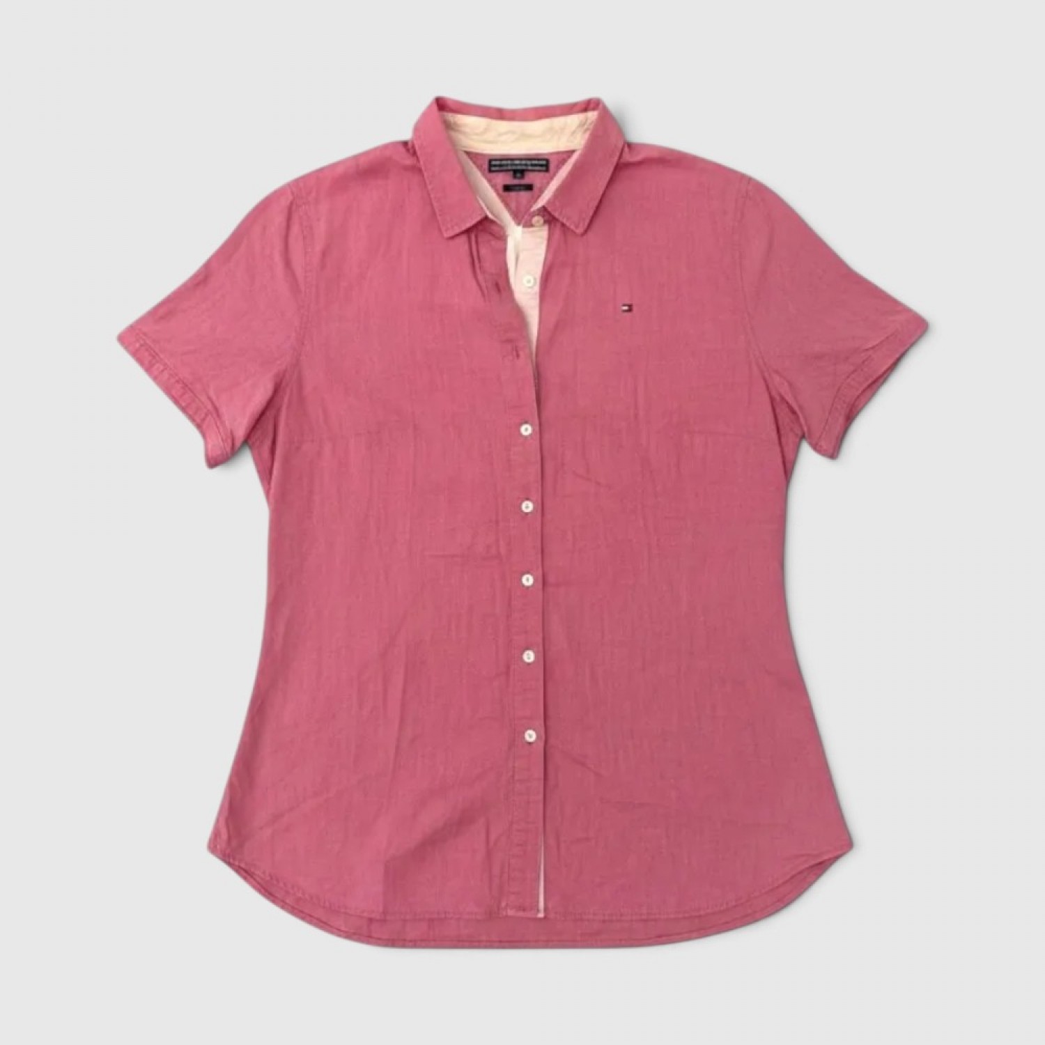 Tommy Hilfiger Γυναικείο Ροζ Κοντομάνικο Πουκάμισο / Pre-Owned