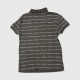 Calvin Klein Jeans Polo Μπλούζα Γκρι με All Over Logo Print / Pre-Owned