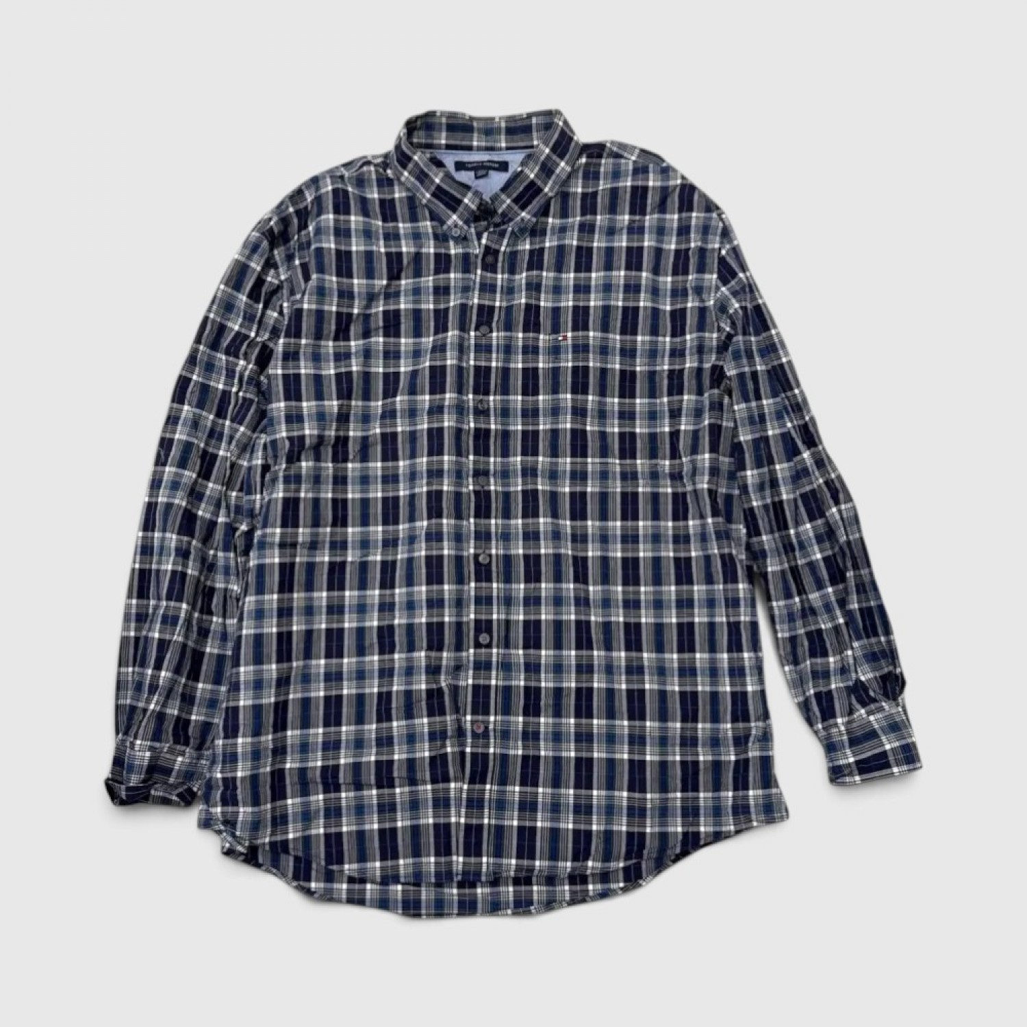 Tommy Hilfiger Καρό Πουκάμισο Navy / Pre-Owned