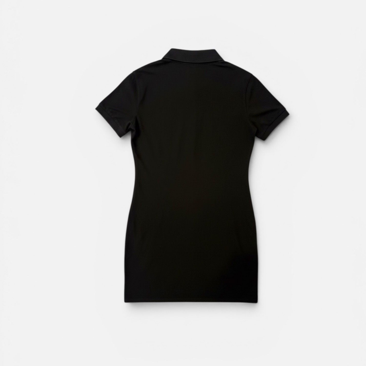 LACOSTE BLACK POLO DRESS L