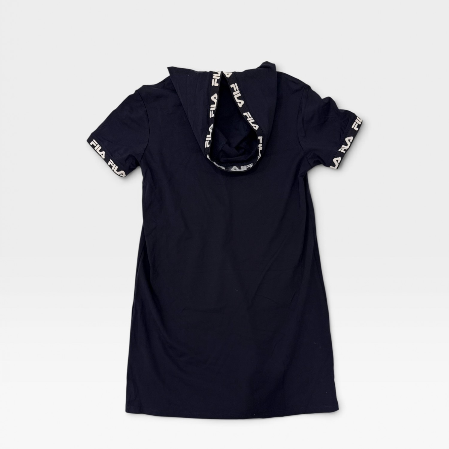 Fila Women Navy Hooded Mini Dress – Logo Sport Style