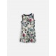 Tommy Hilfiger Floral Αμάνικο Φόρεμα Εκρού / Pre-Owned