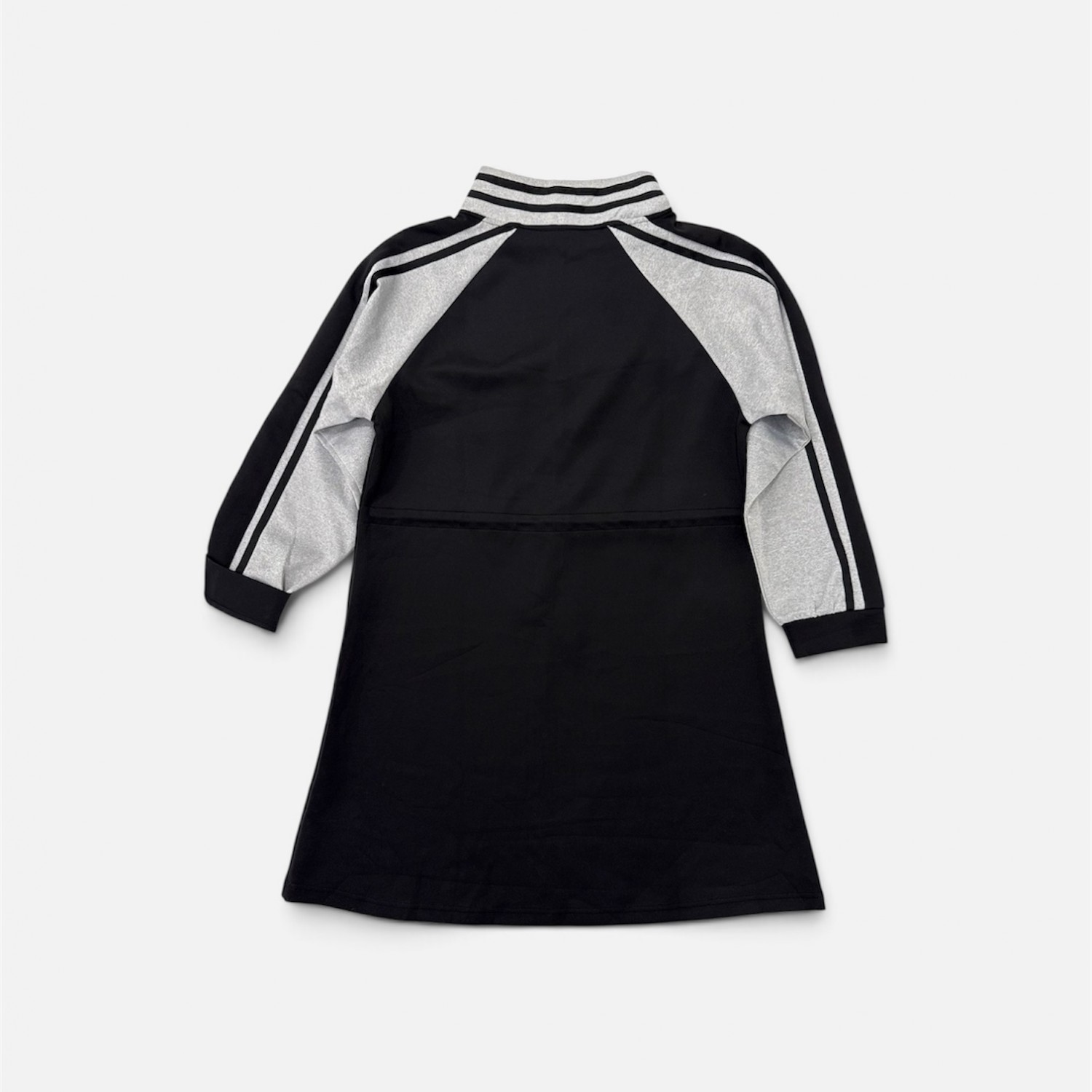Adidas Originals Φόρεμα με Φερμουάρ Μαύρο/Γκρι / Pre-Owned