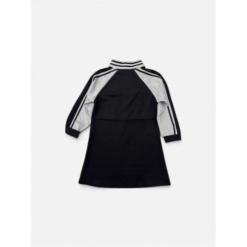Adidas Originals Φόρεμα με Φερμουάρ Μαύρο/Γκρι