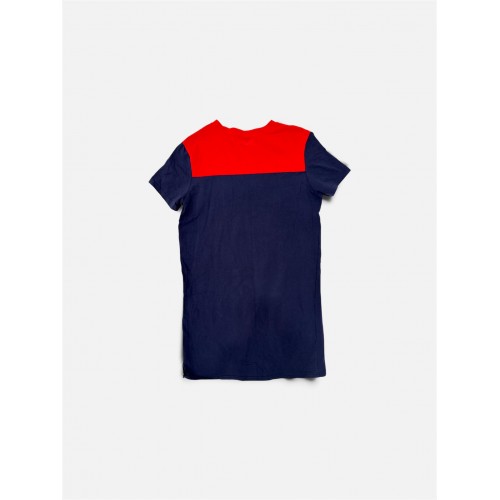 FILA Γυναικείο Navy T-Shirt Φόρεμα με Μεγάλο Logo