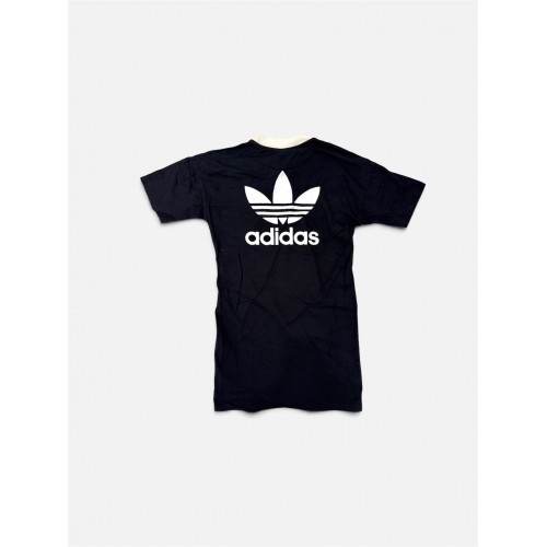 Adidas Originals Γυναικείο Μαύρο T-Shirt Φόρεμα με Μεγάλο Trefoil Logo