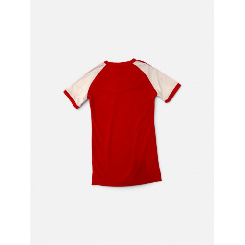 Adidas Originals Γυναικείο Κόκκινο T-Shirt Φόρεμα με 3 Ρίγες