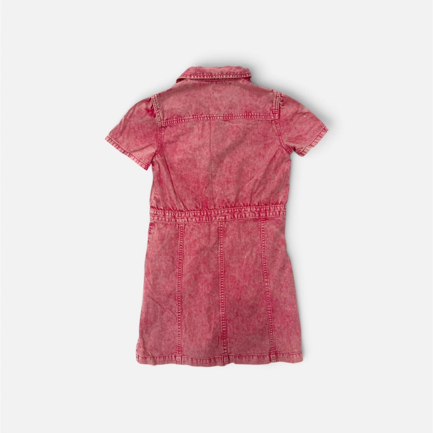 Vintage GAP Acid Wash Denim Φόρεμα Ροζ / Pre-Owned
