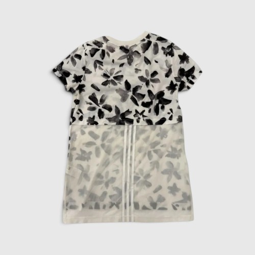 Adidas Neo Floral T-Shirt Φόρεμα Εκρού / Pre-Owned
