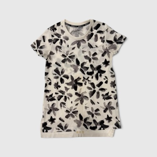 Adidas Neo Floral T-Shirt Φόρεμα Εκρού / Pre-Owned