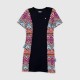 Fila Women Graphic Panel Dress – Retro Sport Streetwear Style / Pre-Owned