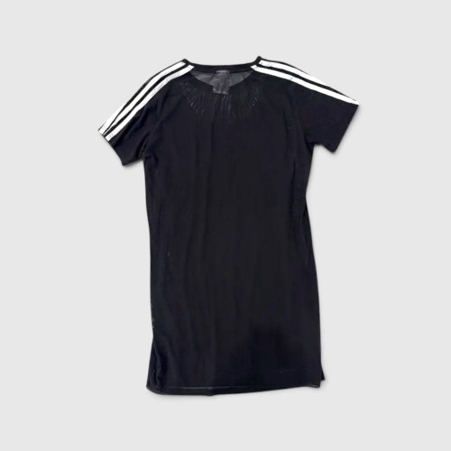 Adidas Originals Mesh T-Shirt Φόρεμα Μαύρο / Pre-Owned