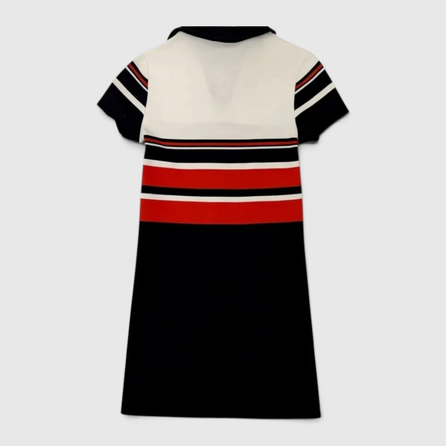 Fila Women Black Red White Polo Dress – Sporty Retro Style / Pre-Owned
