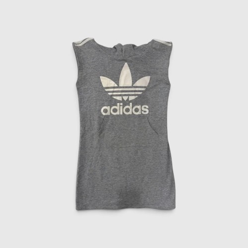 Adidas Originals Αμάνικο Hoodie Φόρεμα Γκρι / Pre-Owned