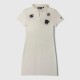 Fila Women Floral Patch Polo Dress – Off White / Pre-Owned