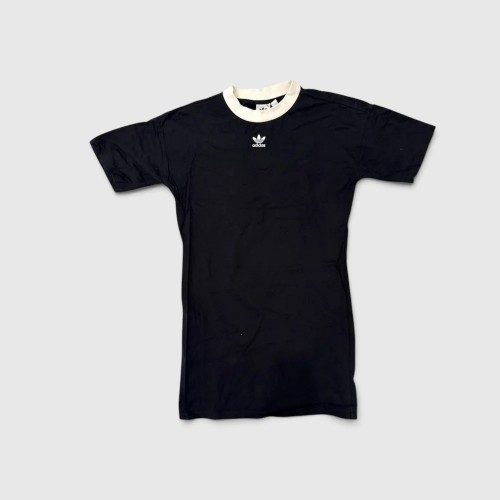 Adidas Originals Γυναικείο Μαύρο T-Shirt Φόρεμα με Μεγάλο Trefoil Logo / Pre-Owned