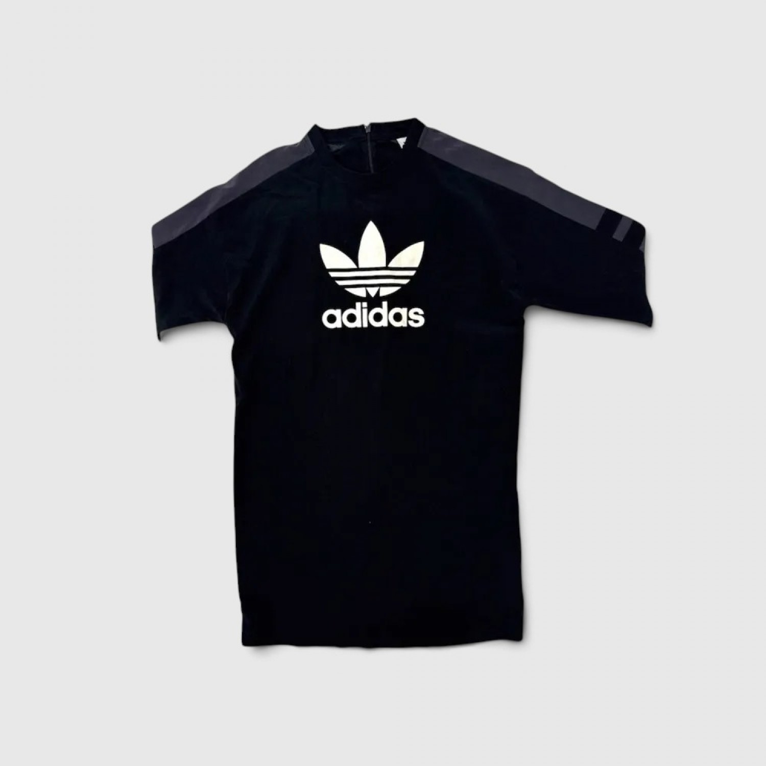 Adidas Originals Γυναικείο Μαύρο T-Shirt Φόρεμα με Trefoil Logo / Pre-Owned