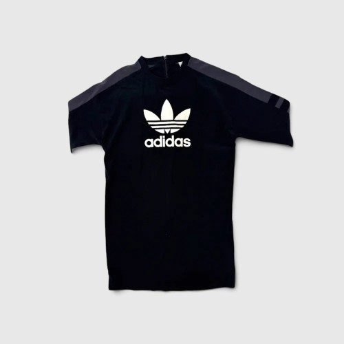 Adidas Originals Γυναικείο Μαύρο T-Shirt Φόρεμα με Trefoil Logo / Pre-Owned