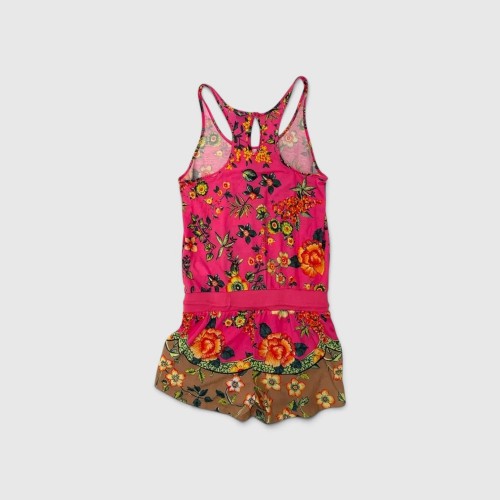 Adidas Originals Γυναικείο Floral Ολόσωμο Σορτς με Trefoil Logo / Pre-Owned