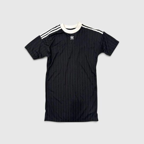 Adidas Originals Γυναικείο Μαύρο T-Shirt Φόρεμα με 3 Ρίγες / Pre-Owned