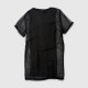 Adidas Originals Γυναικείο Μαύρο Διάφανο Mesh T-Shirt Φόρεμα με Trefoil Logo / Pre-Owned