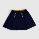 Tommy Hilfiger Γυναικεία Mini Φούστα Navy με Χρυσά Κουμπιά / Pre-Owned
