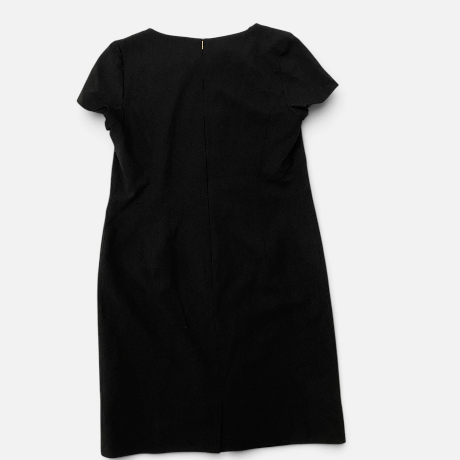 Μαύρο Κοντομάνικο Midi Φόρεμα – Minimal Classic / Pre-Owned