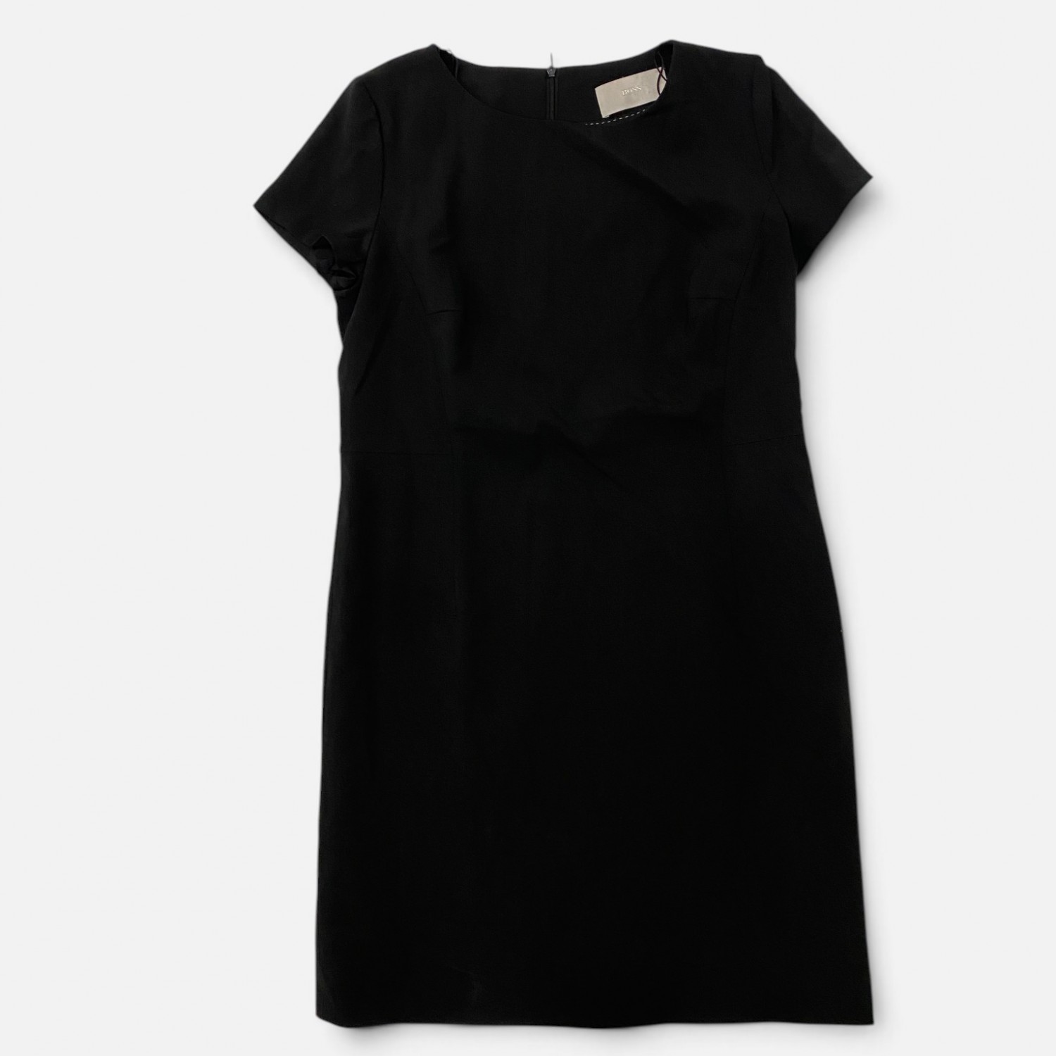 Μαύρο Κοντομάνικο Midi Φόρεμα – Minimal Classic / Pre-Owned
