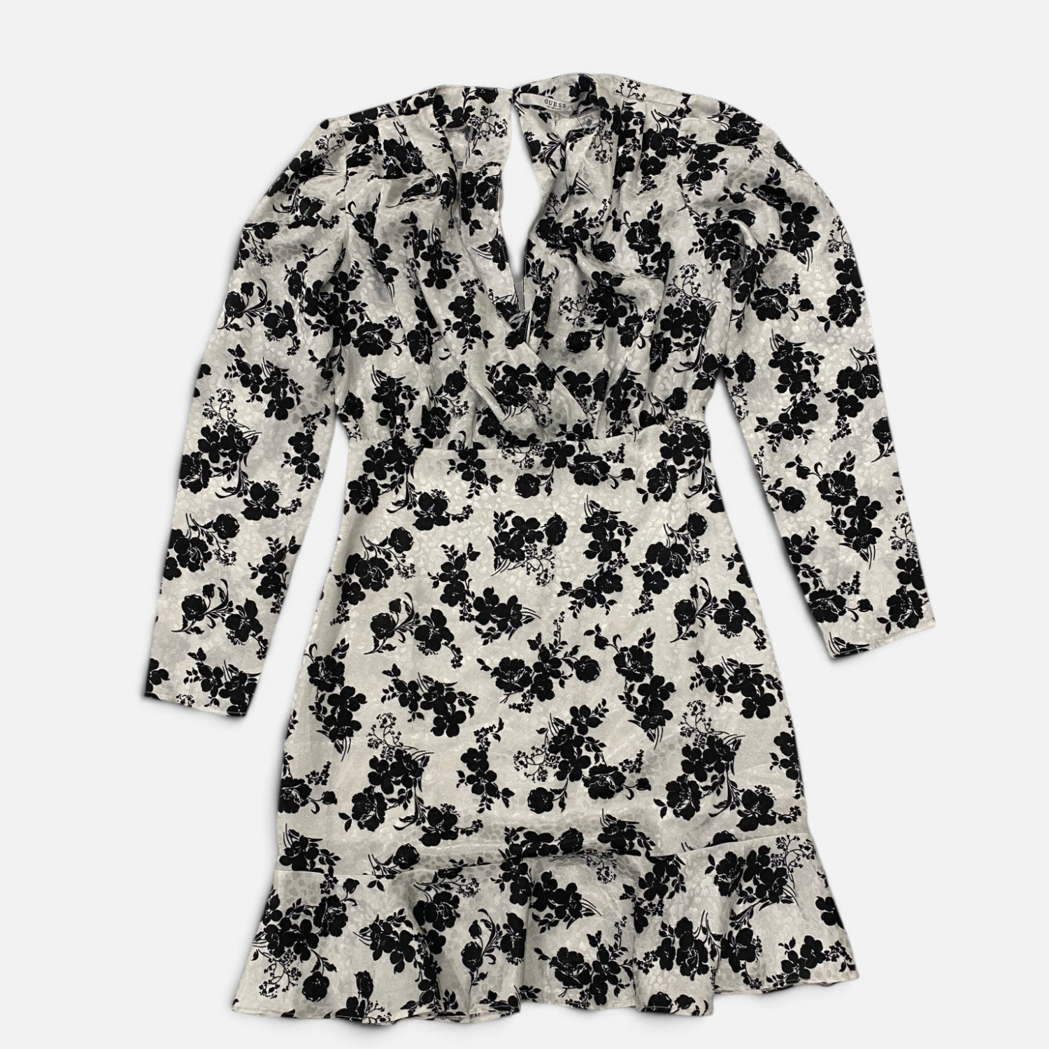 GUESS Floral Mini Dress – Ασπρόμαυρο Φλοράλ Φόρεμα / Pre-Owned