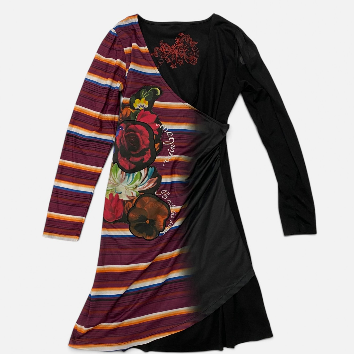 Desigual Floral Wrap Dress – Πολύχρωμο Γυναικείο Φόρεμα / Pre-Owned