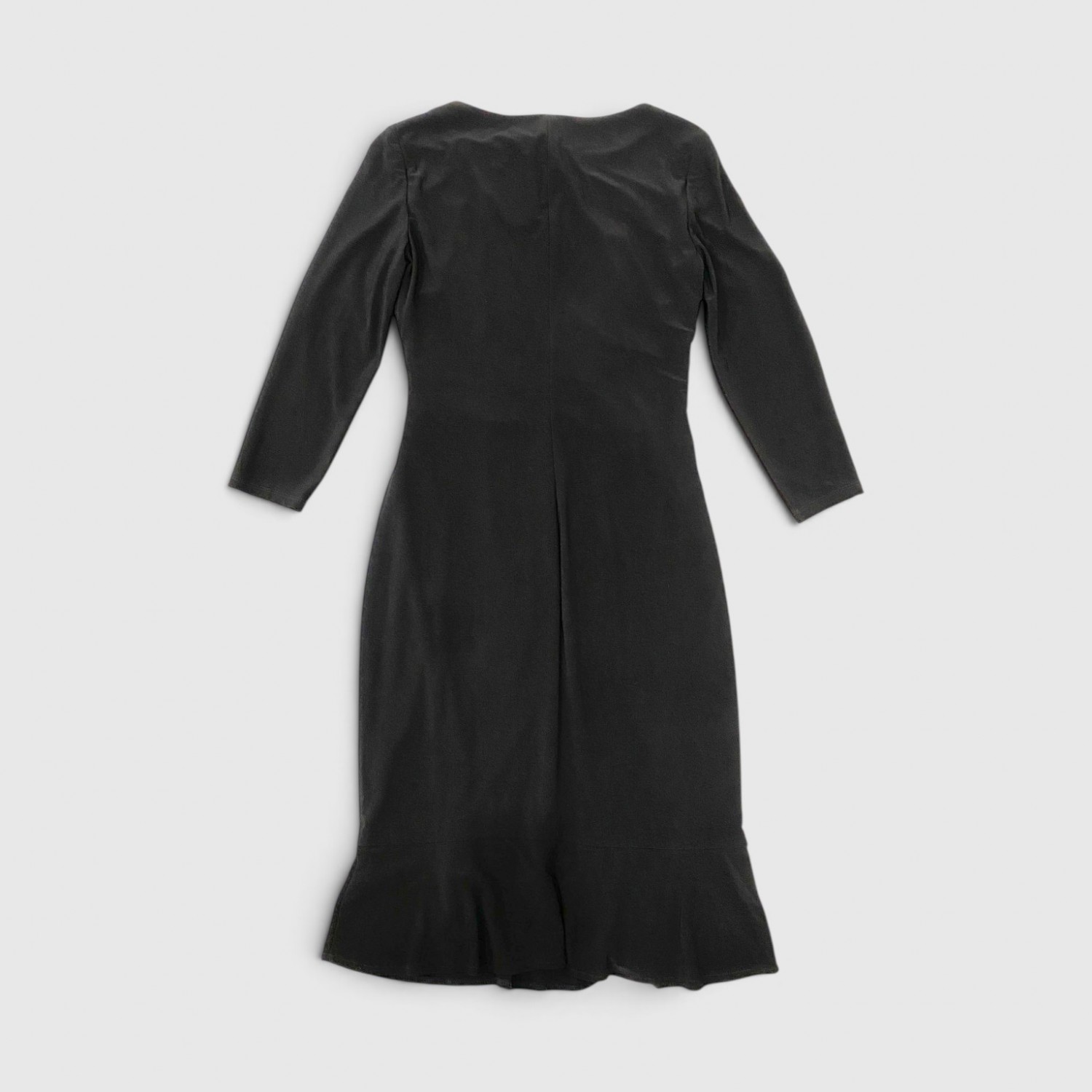 Lauren Ralph Lauren Γυναικείο Μαύρο Midi Φόρεμα Κρουαζέ / Pre-Owned