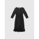 Lauren Ralph Lauren Γυναικείο Μαύρο Midi Φόρεμα Κρουαζέ / Pre-Owned