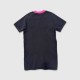 Adidas Originals Mesh T-Shirt Φόρεμα Μαύρο/Φούξια / Pre-Owned