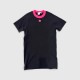 Adidas Originals Mesh T-Shirt Φόρεμα Μαύρο/Φούξια / Pre-Owned