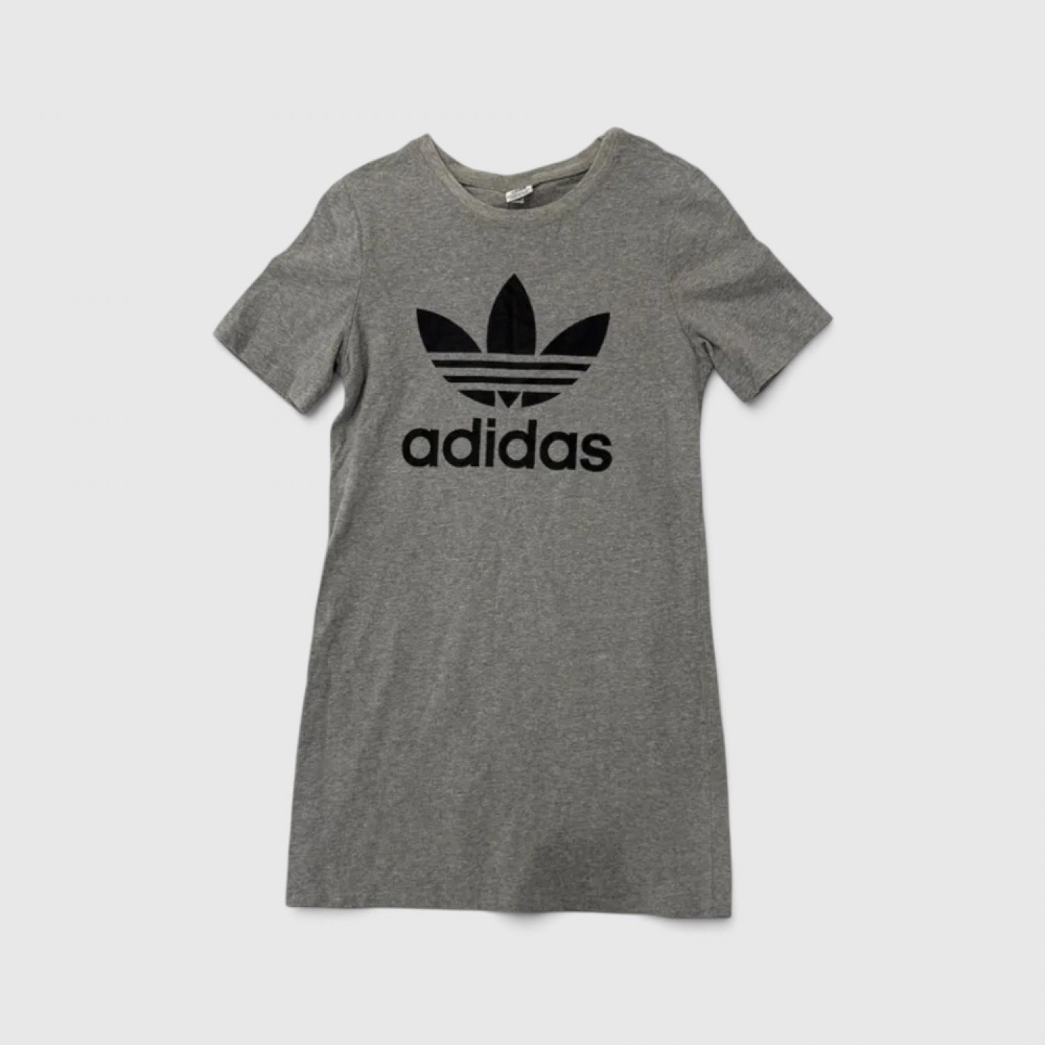 Adidas Originals Trefoil T-Shirt Φόρεμα Γκρι / Pre-Owned