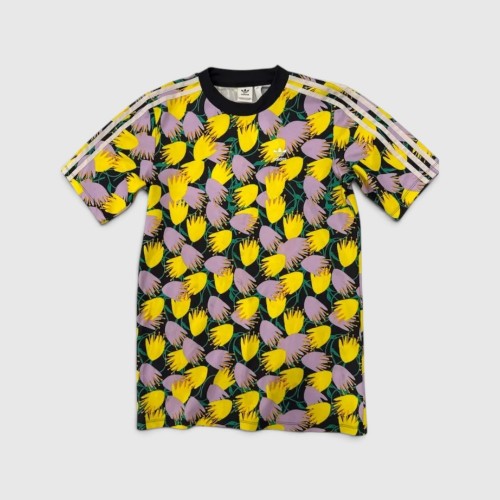 Adidas Originals Floral T-Shirt Φόρεμα Πολύχρωμο / Pre-Owned