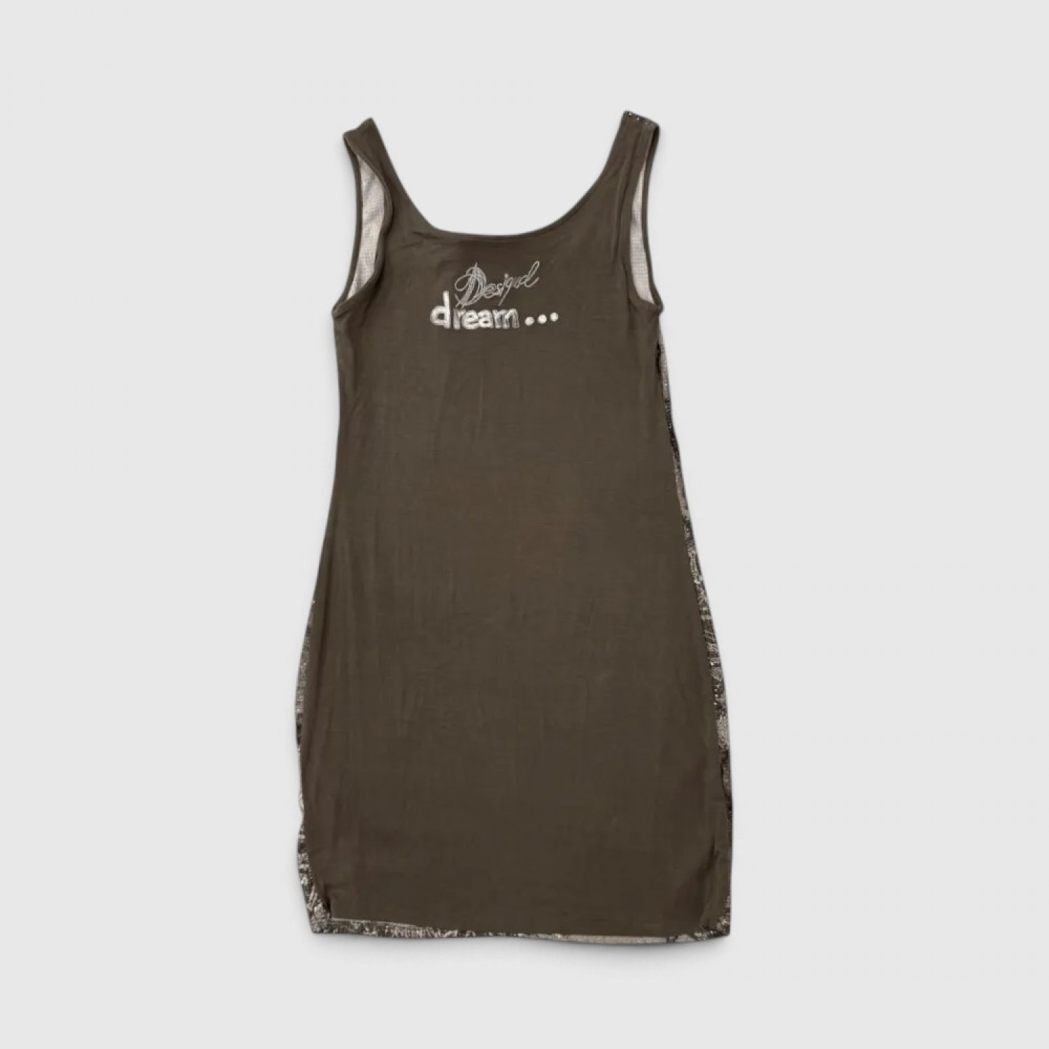 Desigual Γυναικείο Αμάνικο Top / Μπλουζοφόρεμα με Print / Pre-Owned