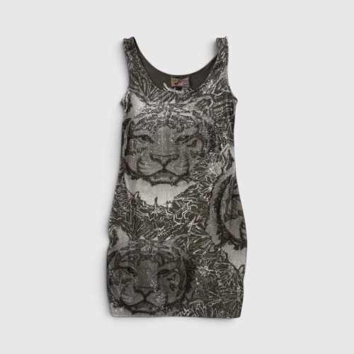 Desigual Γυναικείο Αμάνικο Top / Μπλουζοφόρεμα με Print / Pre-Owned